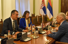 22 August 2022 The National Assembly Speaker in meeting with the Russian Ambassador to Serbia